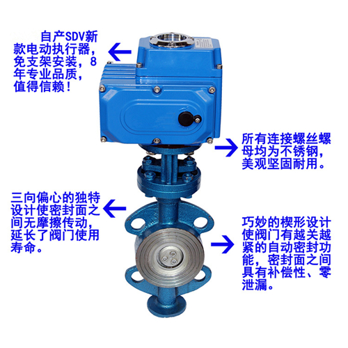 電動(dòng)硬密封蝶閥圖片